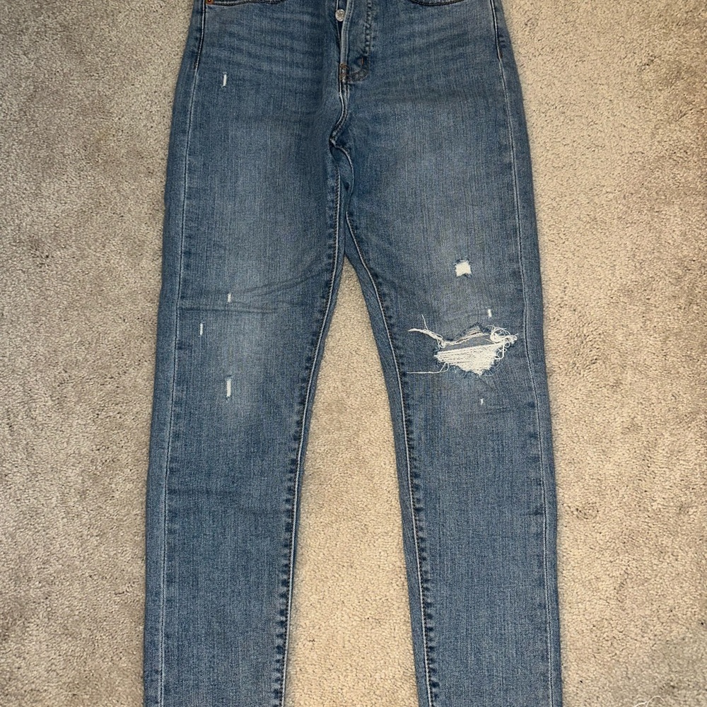 Levi’s Distressed Blue Jeans